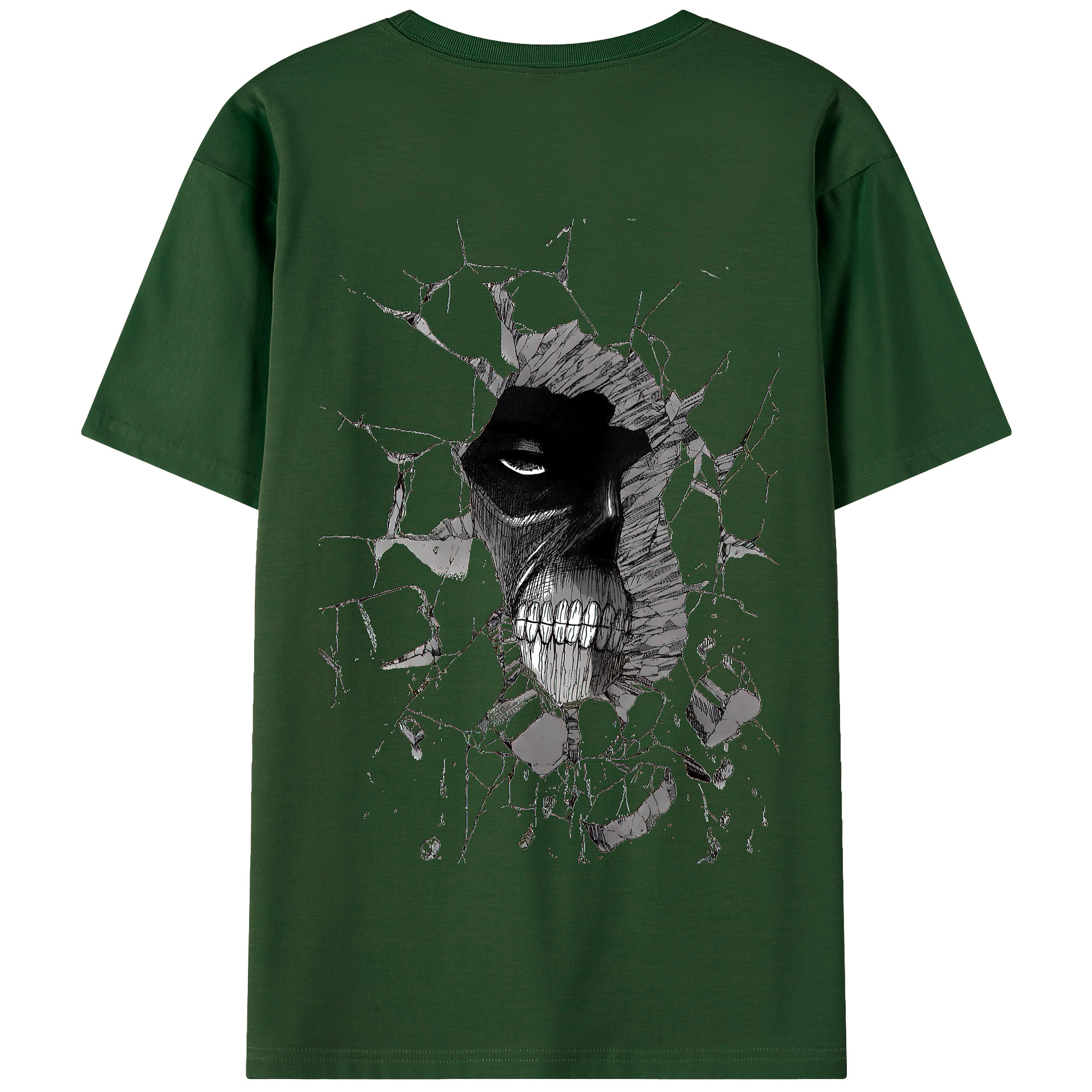 （画像用） 進撃の巨人 Attack on Titan 綿100％半袖Tシャツ（背面プリント）